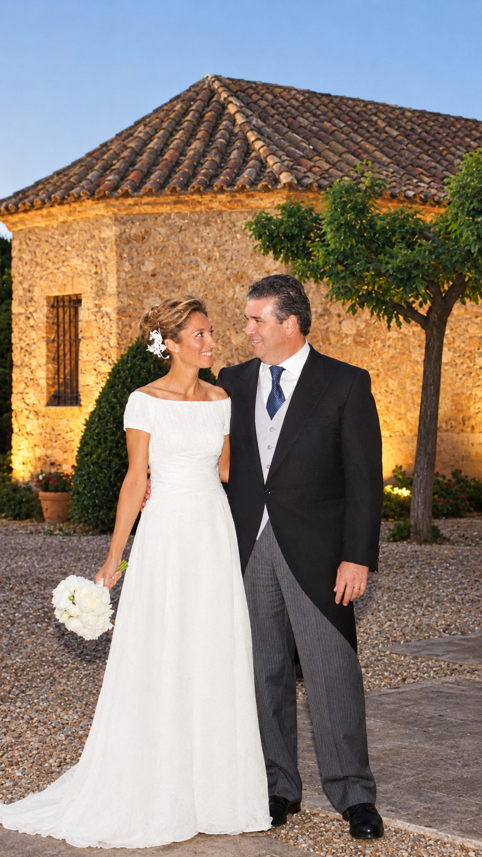 Sonia Branchadell Renau y Antonio Sanz Cobo en su casamiento